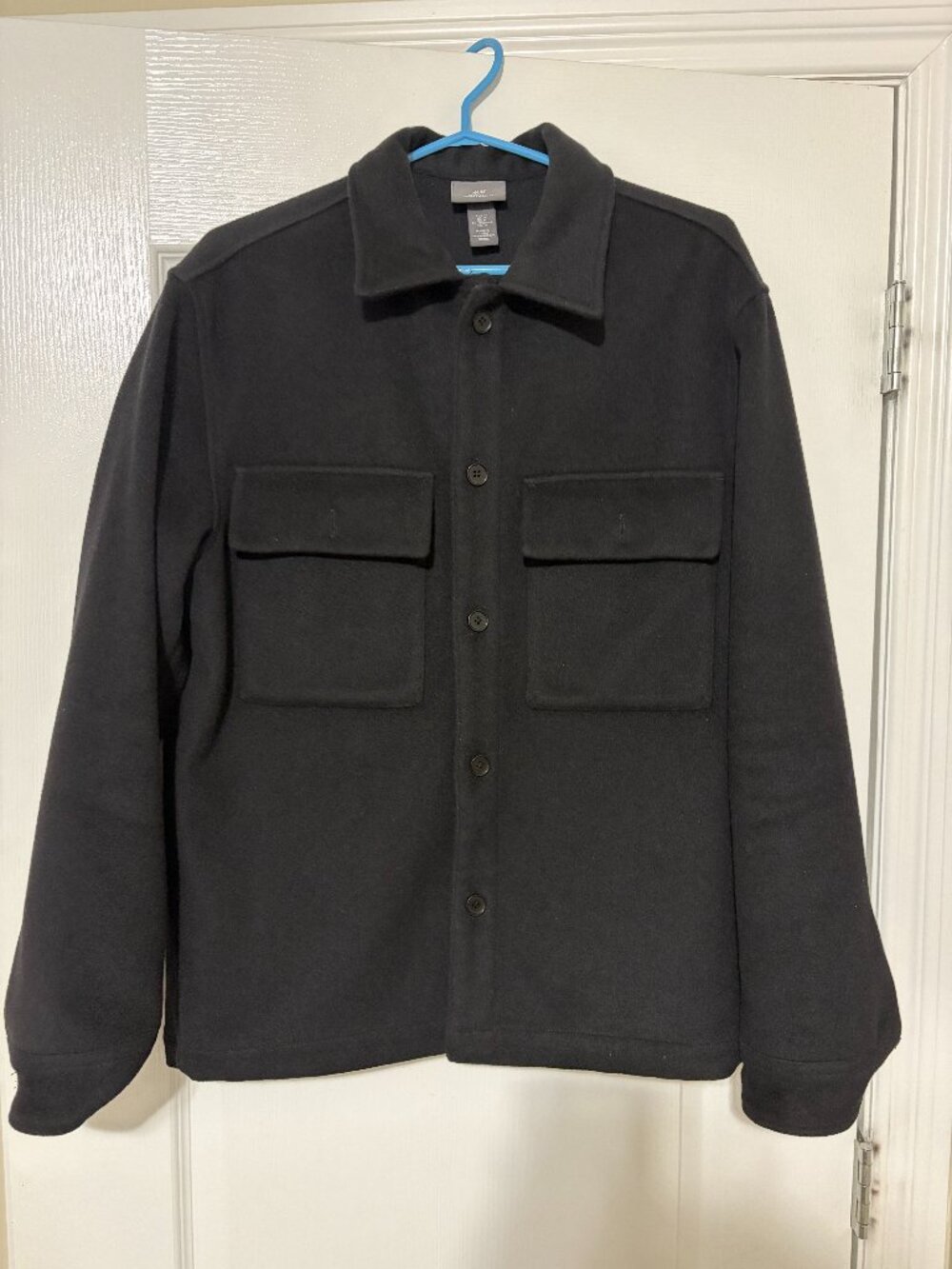 H&M - Wool-Blend Felted Overshirt